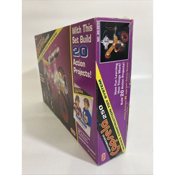 Vintage Capsela 250 Motorized Science Construction Toy System#80-9250 NEW - Picture 2 of 7